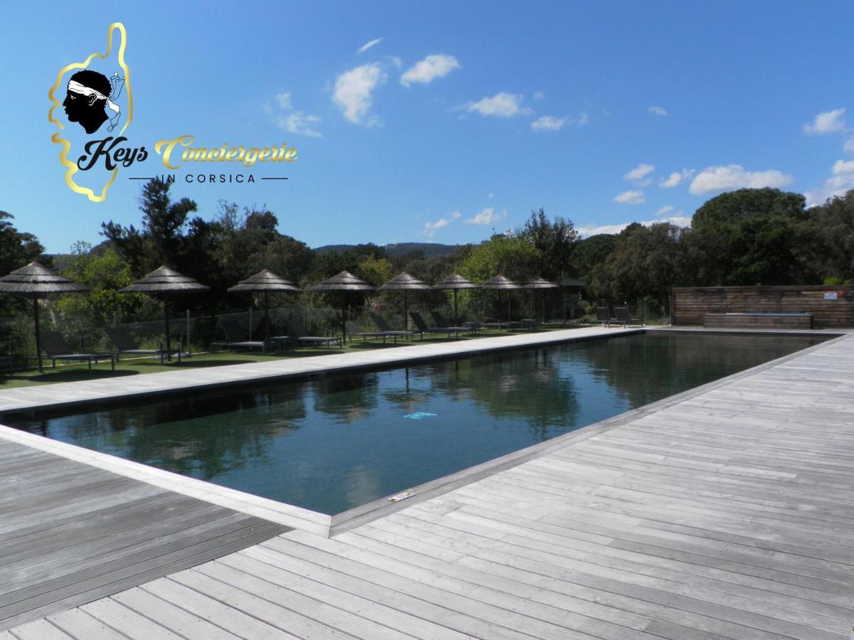 Résidence Cala Sultana 4 pers avec Piscine CHAUFEE- accès privé à la Plage de SANTA GIULIA Porto-Vecchio  Exterior foto