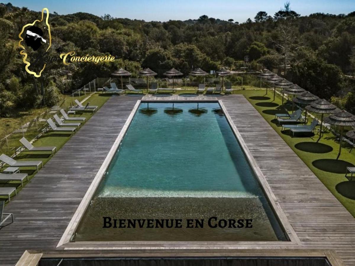 Résidence Cala Sultana 4 pers avec Piscine CHAUFEE- accès privé à la Plage de SANTA GIULIA Porto-Vecchio  Exterior foto