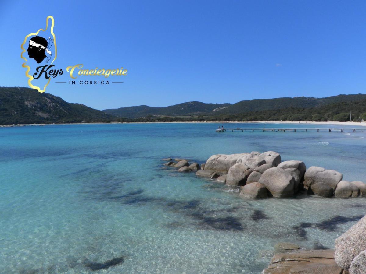 Résidence Cala Sultana 4 pers avec Piscine CHAUFEE- accès privé à la Plage de SANTA GIULIA Porto-Vecchio  Exterior foto