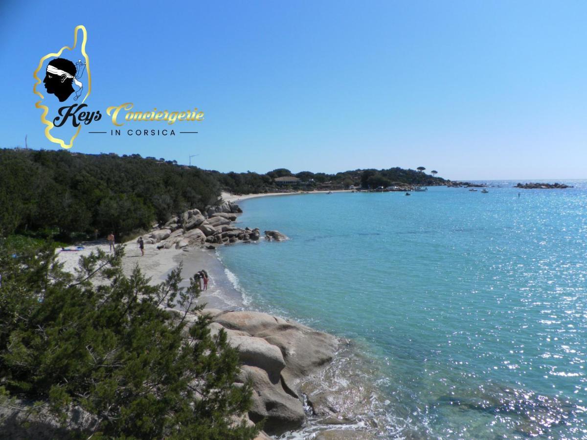 Résidence Cala Sultana 4 pers avec Piscine CHAUFEE- accès privé à la Plage de SANTA GIULIA Porto-Vecchio  Exterior foto